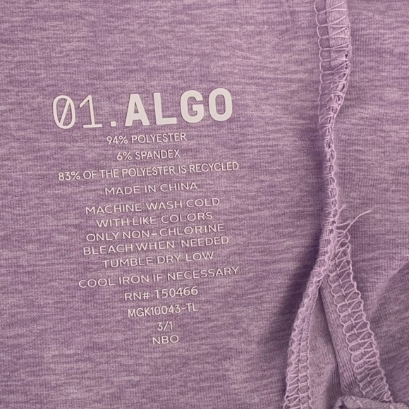 01.ALGO Performance Men's 3XL Polo Shirt Anti Odor Wicking UV SPF 40 Quick Dry - Picture 5 of 8